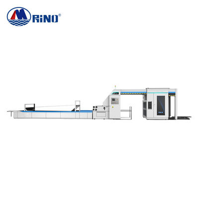 1900mm Flute Laminating Machine , Flute Corrugated Laminating Machine 8.5T